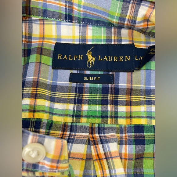 Ralph Lauren Men's button up shirt size large - Picture 7 of 9